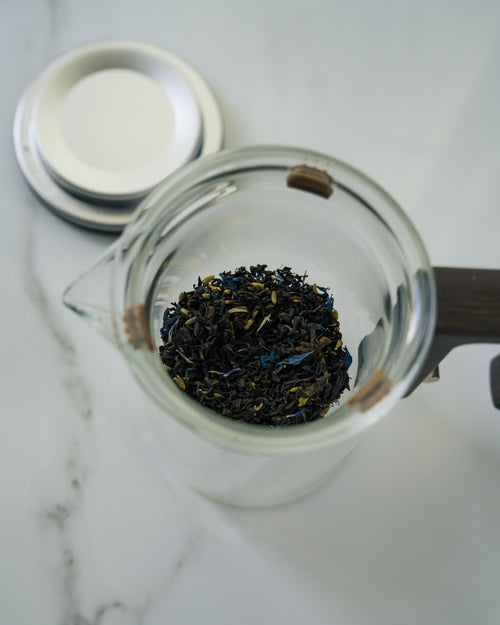 Magnetic Release Glass Teapot with Tea Infuser